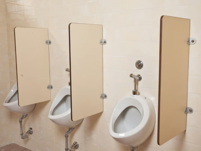 URINAL PANELS - HPL toilet partition _ GES Group